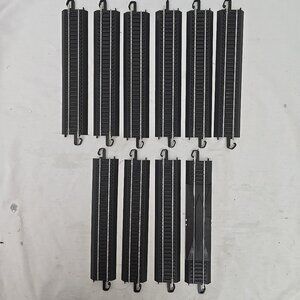 Lot Of 10 Bachmann 9" Straight E-Z Train Tracks HO Scale BAC44481